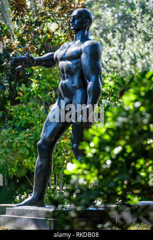 Heroische Mann Bronze Skulptur Von Gaston Lachaise Noma New