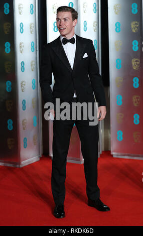 Wird Poulter Teilnahme an der After Show Party für die EE British Academy Film Awards im Grosvenor House Hotel in London. Stockfoto