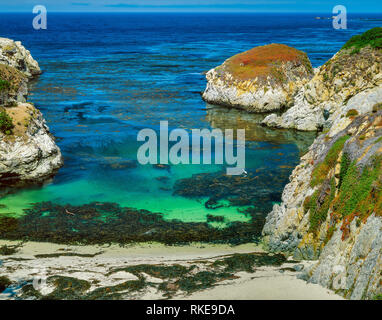 China Cove, Point Lobos State Reserve, Big Sur, Monterey County, Kalifornien Stockfoto