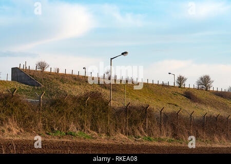 Ehemalige Radarstation im Kalten Krieg Stockfoto