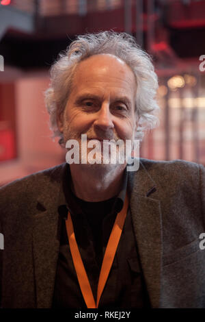 Berlin, Deutschland. 10 Feb, 2019. Regisseur und Fotograf Seamus Murphy bei der 69. Berlinale International Film Festival für seinen Film ein Hund Geld am Sonntag, den 10. Februar 2019 genannt, Berlin, Deutschland. Credit: Doreen Kennedy/Alamy leben Nachrichten Stockfoto