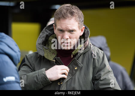 Trainer Julian NAGELSMANN (1899), Brustbild, Fußball 1. Fussballbundesliga, 21. Spieltag, Borussia Dortmund (DO) - TSG 1899 Hoffenheim (1899) 3:3, am 09.02.2019 in Dortmund/Deutschland. € | Nutzung weltweit Stockfoto