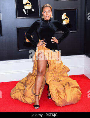 Los Angeles, USA. 10 Feb, 2019. Ashanti am 61. jährlichen Grammy Awards, Staples Center, Los Angeles, CA, United States, 10. Februar 2019. Credit: Tsuni/USA/Alamy leben Nachrichten Stockfoto