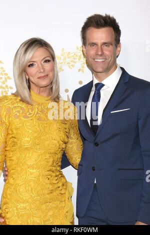 In Pasadena, Kalifornien. 9 Feb, 2019. Debbie Matenopoulos, Cameron Mathison in der Ankunftshalle für Hallmark Channel TCA2019 Winter Party, Turnier, Pasadena, CA Februar 9, 2019. Credit: Priscilla Grant/Everett Collection/Alamy leben Nachrichten Stockfoto