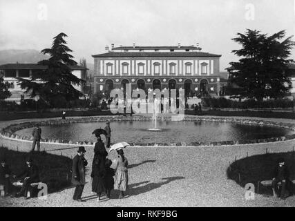 Toskana, Florenz, der Garten des Palazzo delle Cascine, 1900-10 Stockfoto