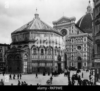 Der Dom von Florenz, Toskana, 1900-10 Stockfoto