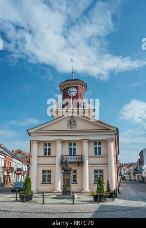 Rathaus, klassizistischen Stil, Konin, Wielkopolska aka Region Großpolen, Polen Stockfoto