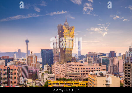 Stadtbild von Macao (Macau), China Stockfoto
