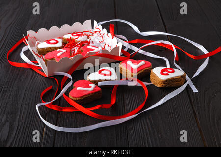 Valentines Tag und Süßigkeiten Konzept Stockfoto