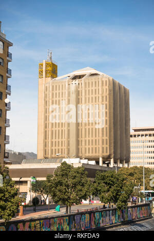 Ehemalige Postgebäude, Computerwoche Gebäude, Edificio Computerwoche, Malaga, im Bau, Andalusien, Spanien. Stockfoto