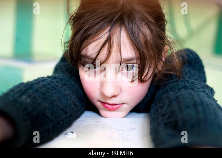 Schönen Hälfte Spanisch/Englisch Junge. Stockfoto