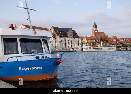 Waren an der Müritz, Seenlandschaft, Mecklenburg-Vorpommern, Deutschland Stockfoto