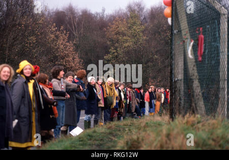 Greenham Common Women's Peace Camp Stockfoto