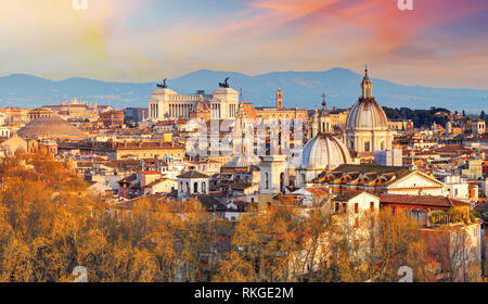 Rom - Skyline, Italien Stockfoto