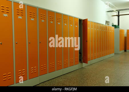 Lagerung in einer Schule Stockfoto