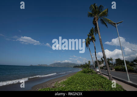 Strand, auf der Straße, Dili, Osttimor Stockfoto