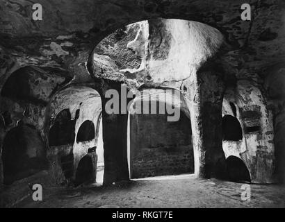 Katakomben von San Gennaro, Neapel, Kampanien, Italien 1920 1930 Stockfoto