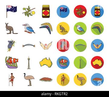 Aborigine, Anemone, Attribute, Australien, Australien, Kugel, Fledermäuse, Boomerang, Zweig, Brücke, Gebäude, Cartoon, flach, Clownfisch, Sammlung, Land, Kricket, gekreuzt, Kultur, Design, Funktionen, Flagge, Essen, Hafen, Icon, Illustration, interessante, isoliert, Känguru, Koala, Kookaburra, Logo, Mimose, Ort, Bevölkerung, Königin, Satz, Zeichen, Sitzen, Verbreitung, Sydney, Symbol, Territorium, Turm, Reisen, Uluru, Vector, Victoria, Web, gelb Vektor Vektoren, Stock Vektor