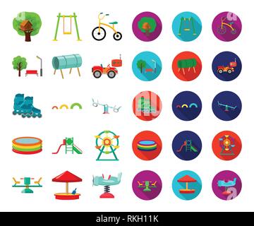 Kunst, Anziehung, Stoßfänger, Auto, Karussell, Cartoon, flach, Kindheit, Sammlung, Design, Entertainment, Equipment, Ferris, Spiel, Haus, Icon, Illustration, Inline, isoliert, Logo, Park, Flugzeug, playgarden, Spielplatz, Vergnügen, Pool, rc, Sandkasten, Scooter, Wippe, Satz, Zeichen, Schlittschuhe, Schlitten, Feder, Schwimmen, Swing, Symbol, Reifen, Baum, Dreirad, Tunnel, Vector, Web, Rad Vektor Vektoren, Stock Vektor