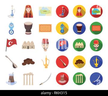 Amulett, Kunst, Anziehung, Bohnen, Bienenstock, Teppich, Cartoon, flach, Kaffee, Sammlung, Land, Kultur, Design, Trommel, Fez, Flagge, Becher, Hookah, Haus, Icon, Illustration, isoliert, Reise, Kanne, kilij, Logo, Mann, Nazar, Bevölkerung, Ruinen, Saz, Set, Showplace, Sicht, Zeichen, Symbol, Tee, Gebiet, Tourismus, Traditionen, Reisen, Türkei, Türkische, Vector, Web, Frau Vektor Vektoren, Stock Vektor