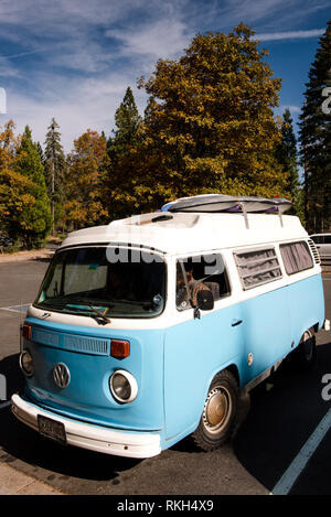 Volkswagen Typ 2. Yosemite National Park. CA. Stockfoto