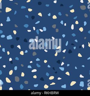 Terrazzo bunte nahtlose Muster Abstrakte wiederholen Hintergrund Kunst Design für Textildruck, Fliesen, Tapeten, Keramik, Branding, Wohnkultur conept Stock Vektor