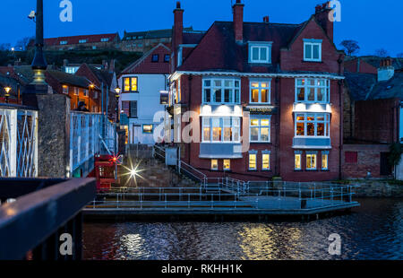 Die Dolphin Hotel, Whitby, North Yorkshire. Großbritannien Stockfoto