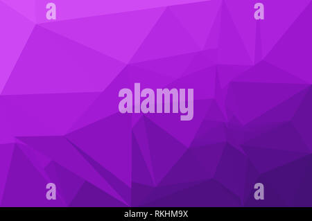 Abstrakt lila Hintergrund bestehend aus Dreiecken. Stockfoto