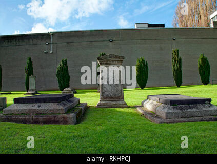 Arbour Hill, das Nationalmuseum von Irland. Friedhof umfasst den Beerdigungsplan der Unterzeichner der Osterbotschaft, die begann, die 1916 steigen. Stockfoto