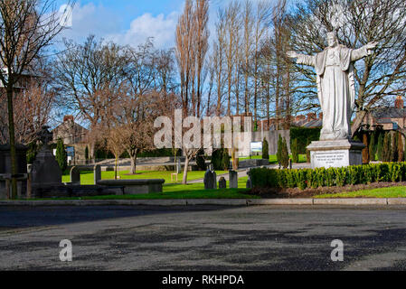 Arbour Hill, das Nationalmuseum von Irland. Friedhof umfasst den Beerdigungsplan der Unterzeichner der Osterbotschaft, die begann, die 1916 steigen. Stockfoto