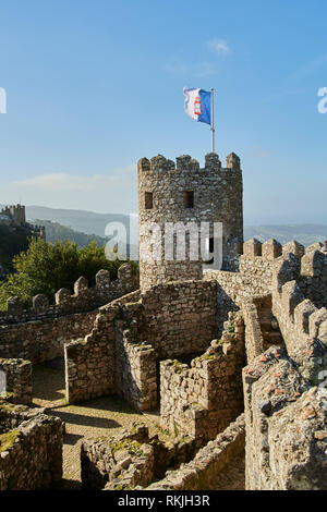 Das Castelo Dos Mouros, Sintra, Portugal Stockfoto