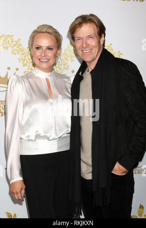 Pasadena, CA, USA. 9 Feb, 2019. LOS ANGELES - FEB 9: Josie Bissett, Jack Wagner auf das Markenzeichen Winter 2019 TCA Ereignis am Turnier, das Haus am 9. Februar 2019 in Pasadena, CA Credit: Kay Blake/ZUMA Draht/Alamy leben Nachrichten Stockfoto