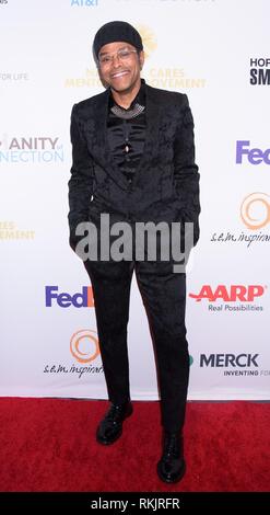 New York, NY, USA. 11 Feb, 2019. Maxwell in der Ankunftshalle für Nationale kümmert sich Mentoring Bewegung für die Liebe unserer Kinder Gala, Ziegfeld Ballroom, New York, NY 11. Februar, 2019. Credit: RCF/Everett Collection/Alamy leben Nachrichten Stockfoto