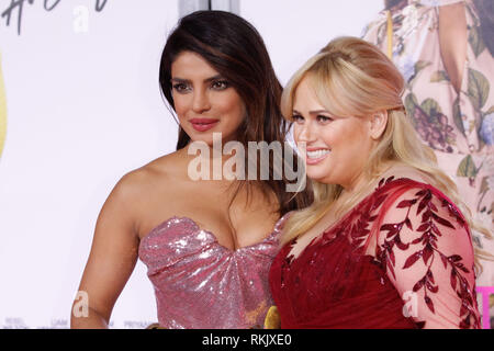 Los Angeles, USA. 11 Feb, 2019. Priyanka Chopra bei Warner Bros. Pictures'' Ist es nicht romantisch' Premiere gehalten an der Ace Hotel in Los Angeles, CA, 11. Februar 2019. Foto: Joseph Martinez/PictureLux Credit: PictureLux/Hollywood Archiv/Alamy leben Nachrichten Stockfoto