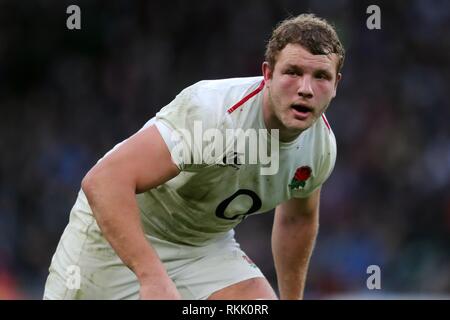 JOE LAUNCHBURY, England und London Wasps, England V Frankreich, GUINNESS sechs Nationen 2019, 2019 Stockfoto