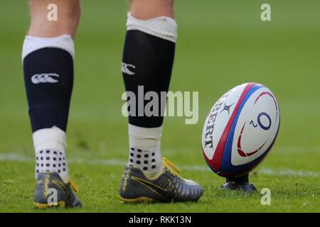 OWEN FARRELL, England und SARAZENEN RU, England V Frankreich, GUINNESS sechs Nationen 2019, 2019 Stockfoto