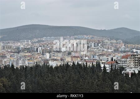 Aydin, Türkei. Jan, 2019 21. Eine Landschaft von Wohngebäuden. Credit: Altan Gochre | Verwendung weltweit/dpa/Alamy leben Nachrichten Stockfoto