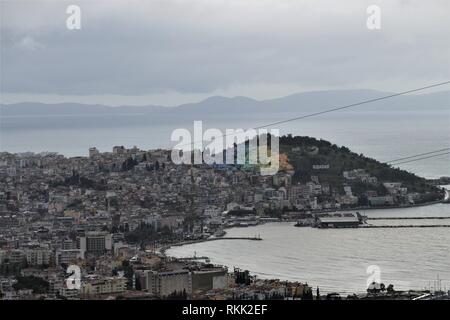 Aydin, Türkei. 24 Jan, 2019. Eine Landschaft der Stadt. Credit: Altan Gochre | Verwendung weltweit/dpa/Alamy leben Nachrichten Stockfoto