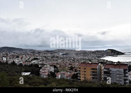 Aydin, Türkei. 24 Jan, 2019. Eine Landschaft der Stadt. Credit: Altan Gochre | Verwendung weltweit/dpa/Alamy leben Nachrichten Stockfoto