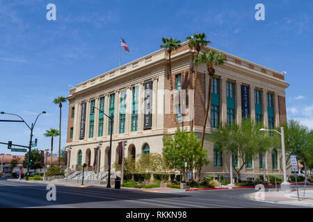 Die MOB-Museum (Museum der Organisierten Kriminalität und Recht), Las Vegas (Las Vegas), Nevada, United States. Stockfoto