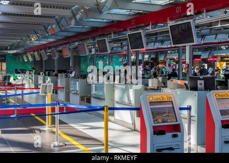 Self-service Check-in Stockfoto