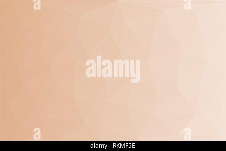 Beige Low Poly Hintergrund. Dreieckiges Muster, modernes Design. Geometrische Verlaufshintergrund, origami Art. Polygonale Mosaik Vorlage. Vektor Stock Vektor