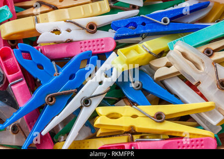 Wäsche-clips Stockfoto