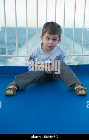 An Bord der Geist von Tasmanien, Bass Strait, Australien Stockfoto