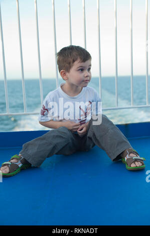 An Bord der Geist von Tasmanien, Bass Strait, Australien Stockfoto