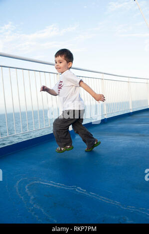 An Bord der Geist von Tasmanien, Bass Strait, Australien Stockfoto