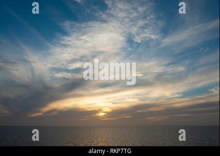 An Bord der Geist von Tasmanien, Bass Strait, Australien Stockfoto