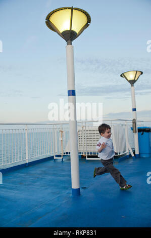 An Bord der Geist von Tasmanien, Bass Strait, Australien Stockfoto