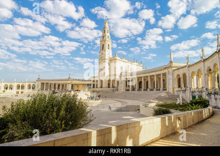 Heiligtum von Fatima, Portugal. Wichtige Ziele für die Katholische Pilger und Touristen Stockfoto