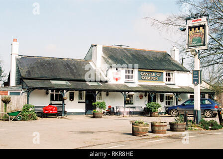 Castle of Comfort, Medstead, Alton, Hampshire, England, Vereinigtes Königreich Stockfoto